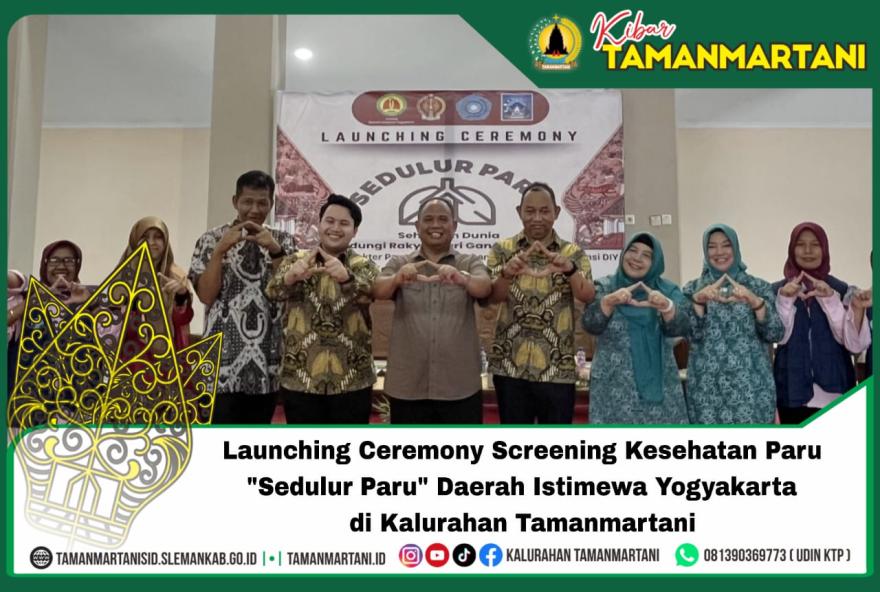 Launching Ceremony Screening Kesehatan Paru 